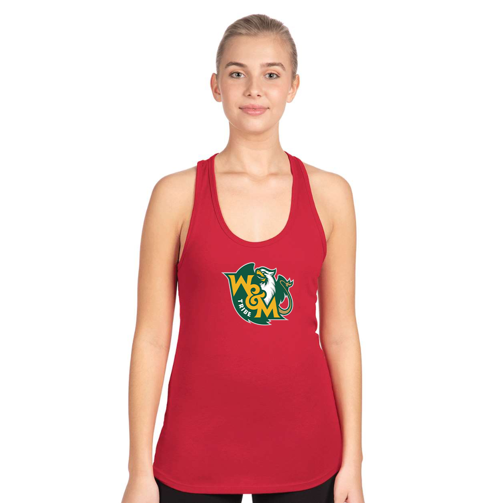Women's William and Mary Tribe Next Level Ideal Racerback Tank