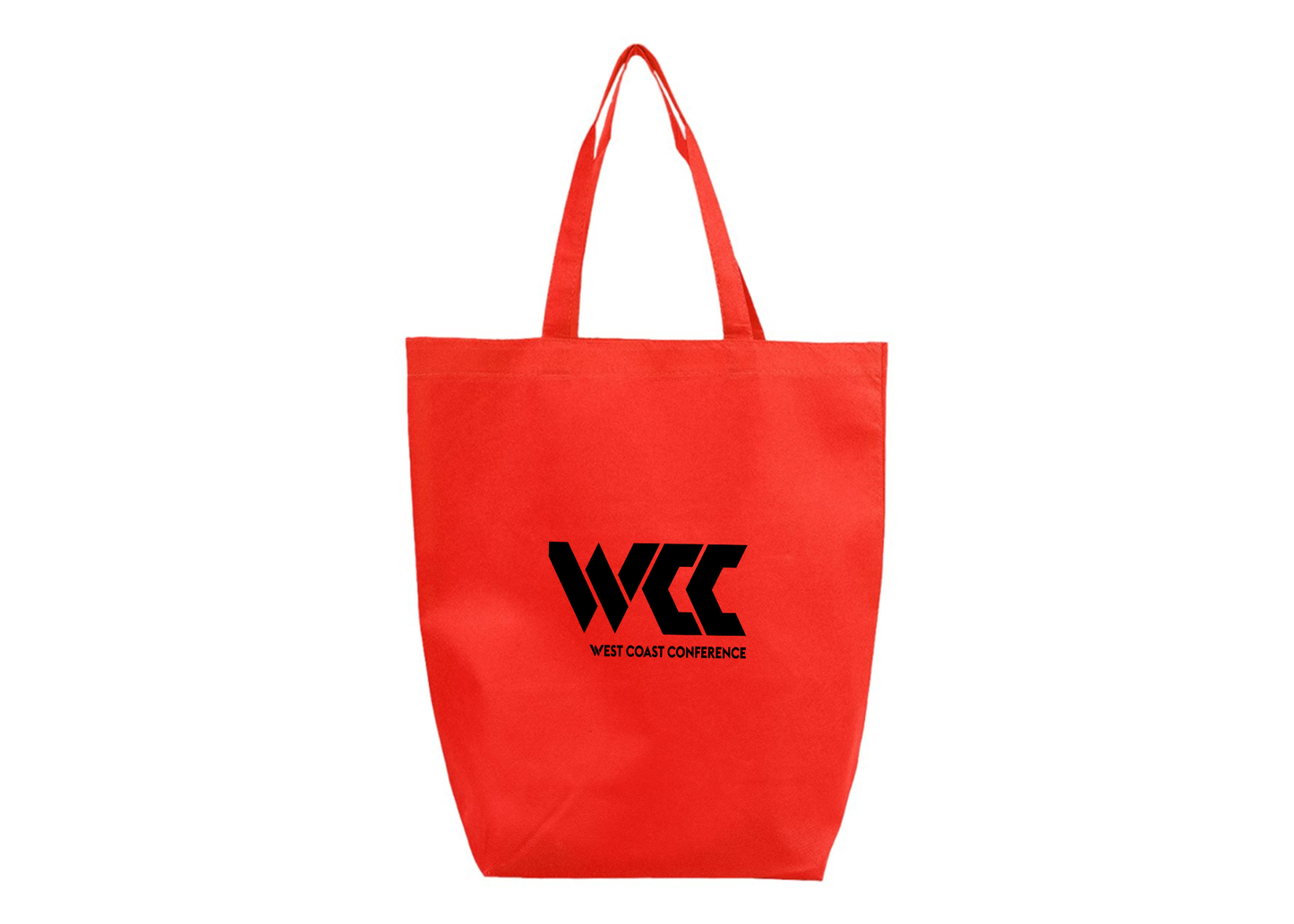 West Coast Conference Q-Tees Non-Woven Gusset Bottom Tote