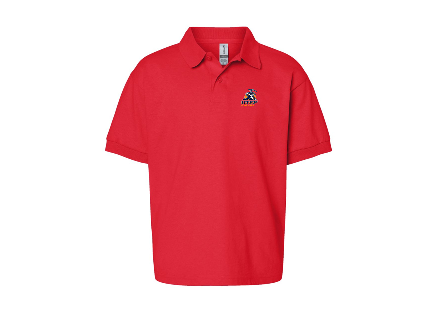 Youth UTEP Miners Gildan Dry Blend Jersey Polo