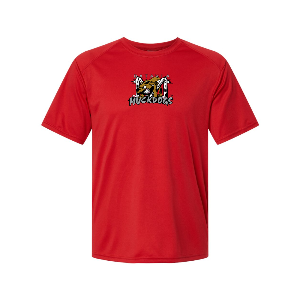 Men's Batavia  Muckdogs Logo Polyester T-Shirt