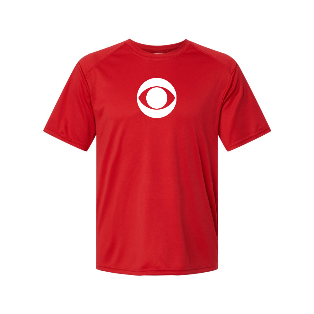 Men's CBS Logo Polyester T-Shirt