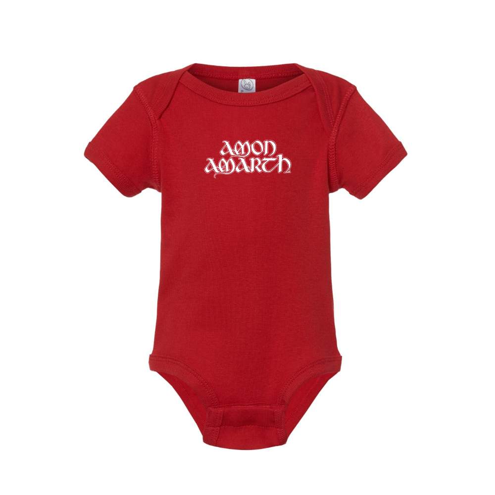 Amon Amarth Logo Baby Romper Onesie