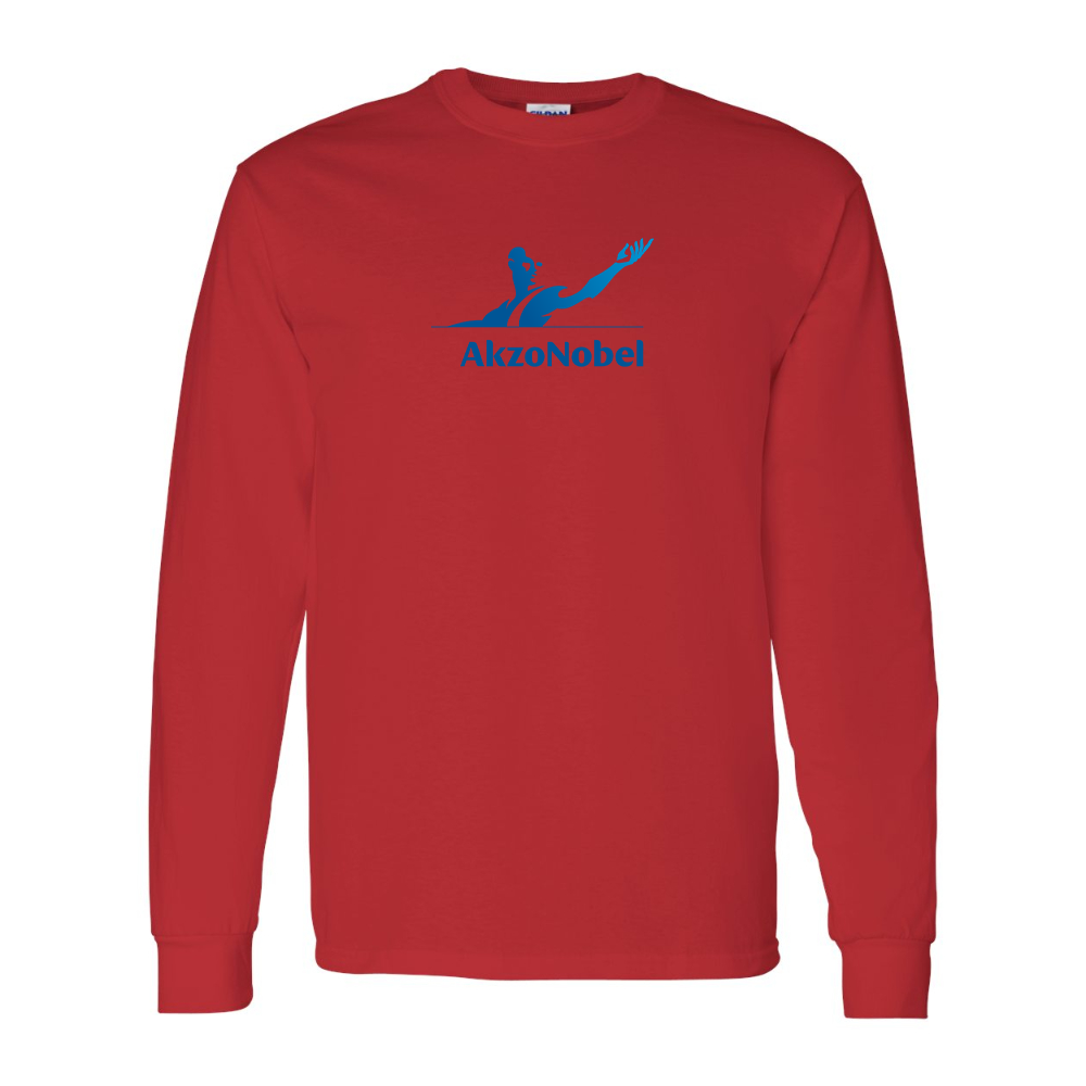 Men's AkzoNobel Logo Gildan Heavy Cotton Long Sleeve T-Shirt