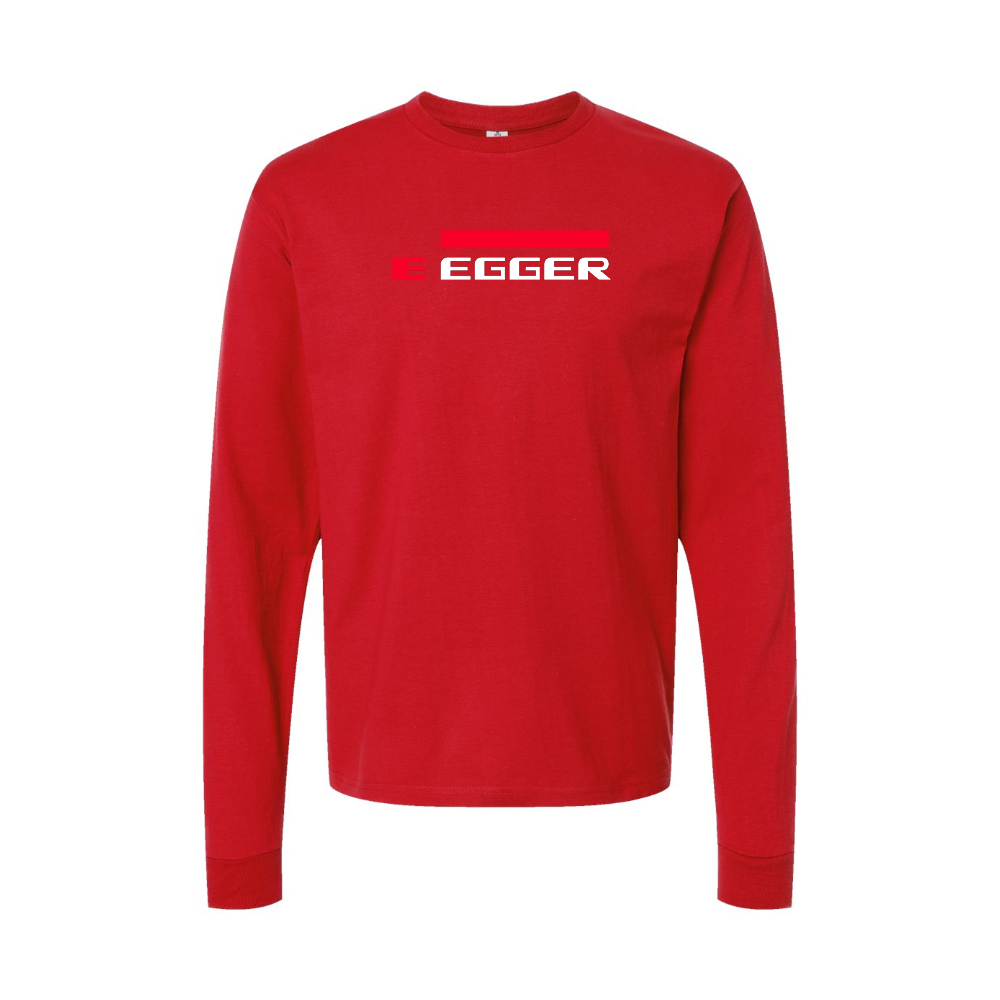Youth Egger Logo Cotton Long Sleeve T-Shirt