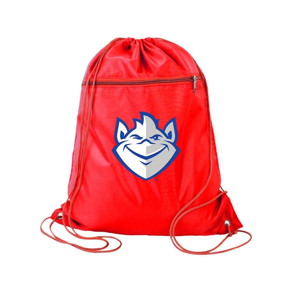 Saint Louis Billikens Logo Q-Tees - Polyester Cinchpack