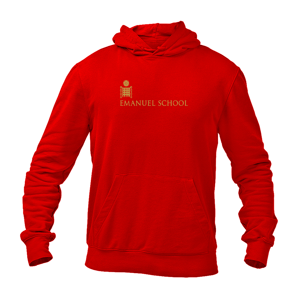 Men's Emanuel School Logo  Pullover Hoodie