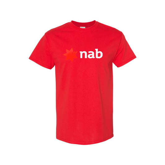 Men's NAB (National Australia Bank) Logo Cotton T-Shirt