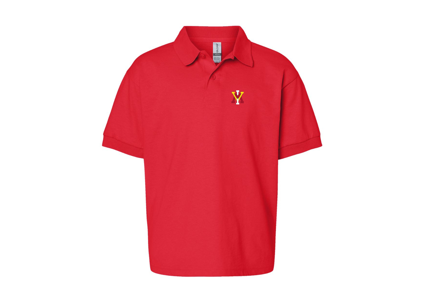 Youth VMI Keydets Gildan Dry Blend Jersey Polo