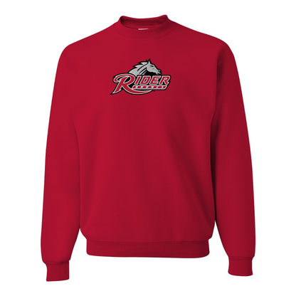 Men's Rider Broncs Logo  JERZEES NuBlend Crewneck Sweatshirt