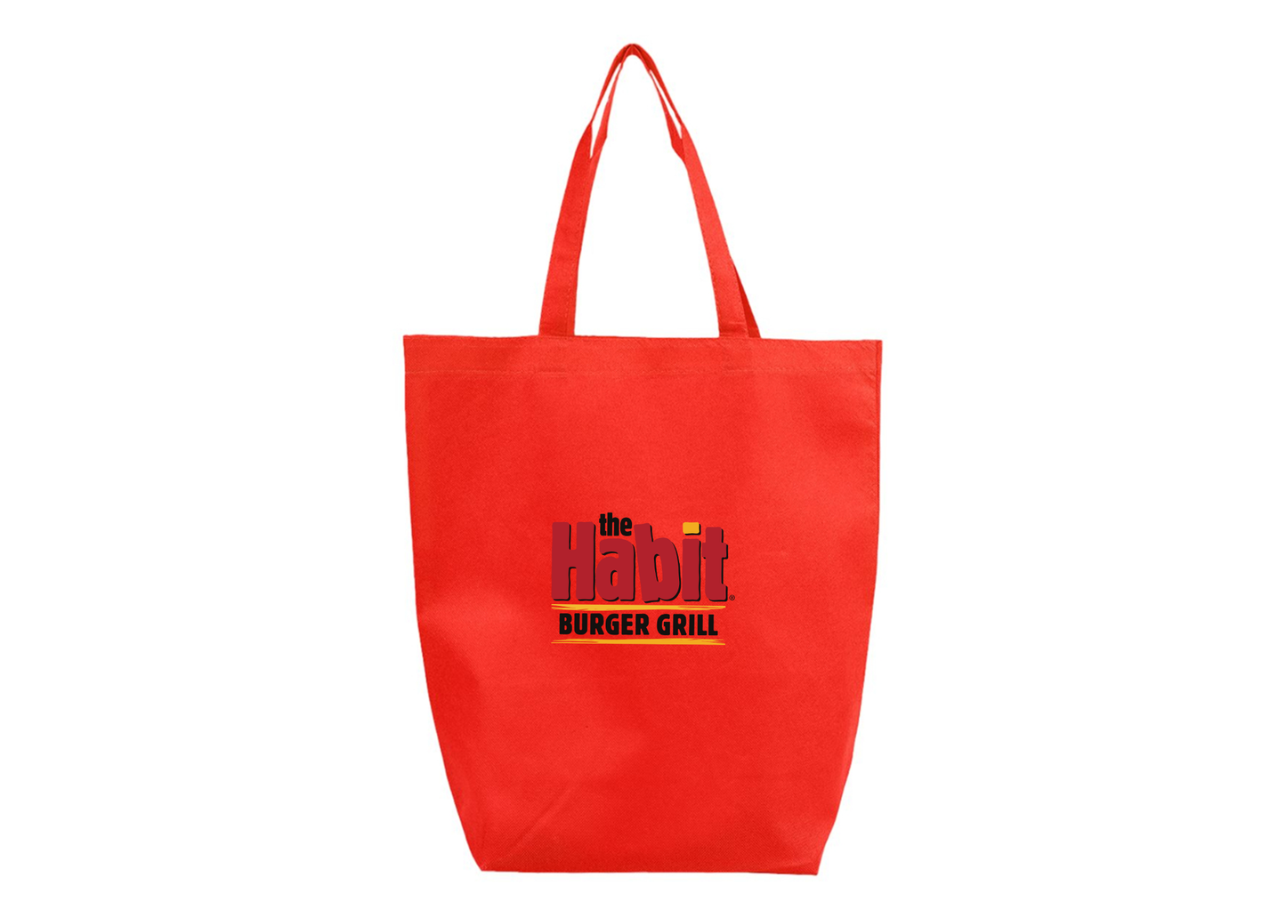 The Habit Burger Grill Q-Tees Non-Woven Gusset Bottom Tote
