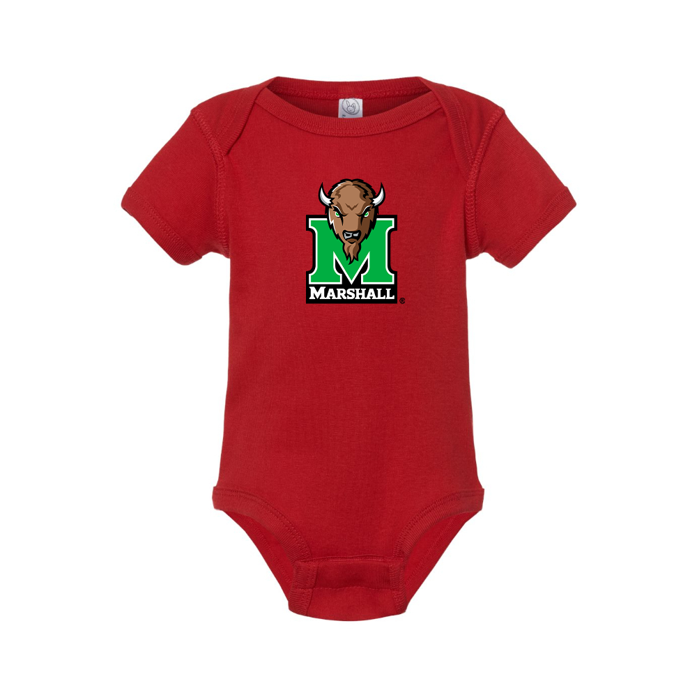 Marshall Thundering Herd Logo Baby Romper Onesie