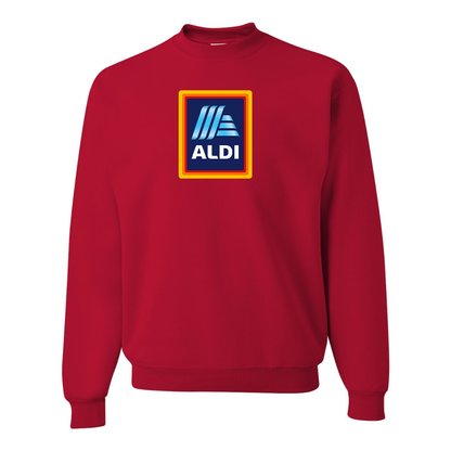 Men's Aldi Logo JERZEES NuBlend Crewneck Sweatshirt