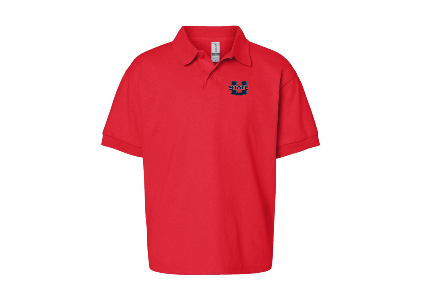 Youth Utah State Aggies Gildan Dry Blend Jersey Polo