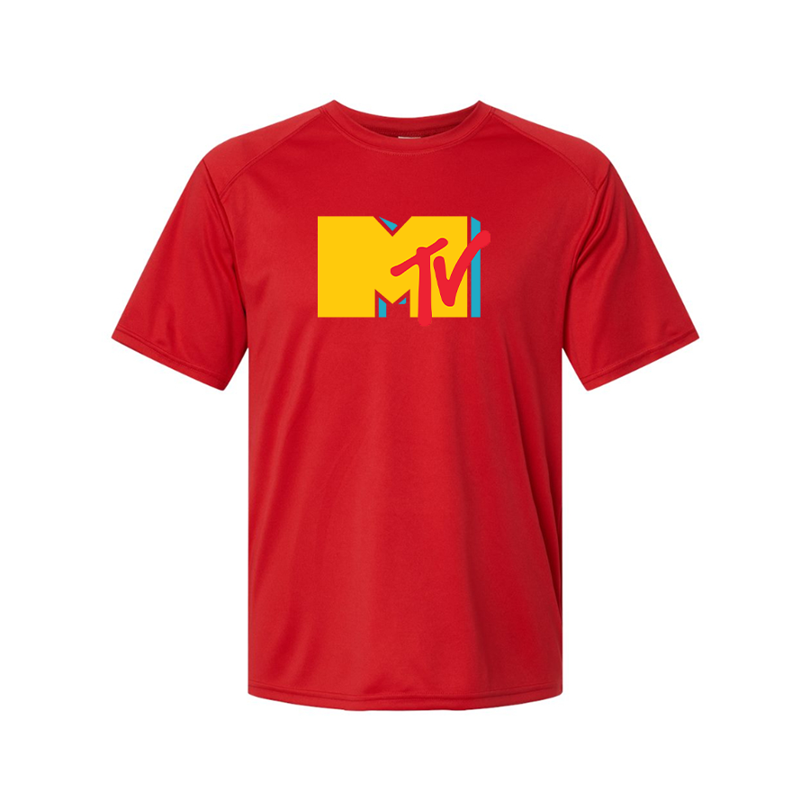 Men's MTV Logo Polyester T-Shirt