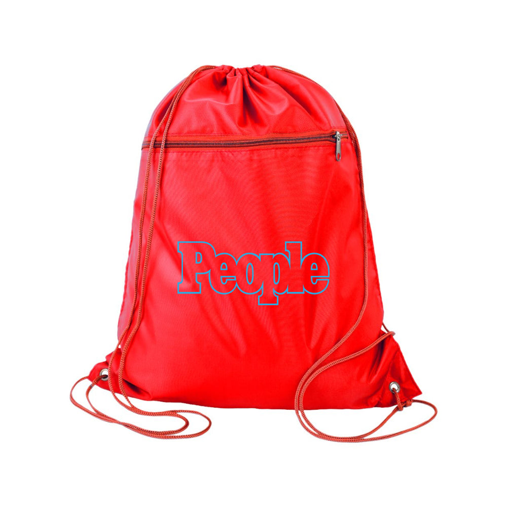 People Magazine Logo Q-Tees - Polyester Cinchpack