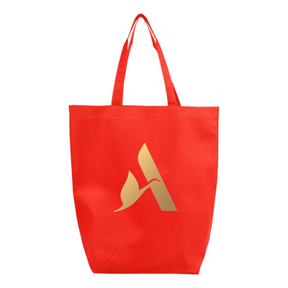 Accor Golden Logo Q-Tees Non-Woven Gusset Bottom Tote