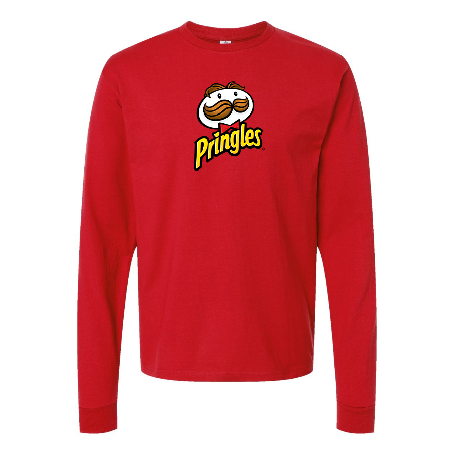 Youth Pringles Logo Cotton Long Sleeve T-Shirt