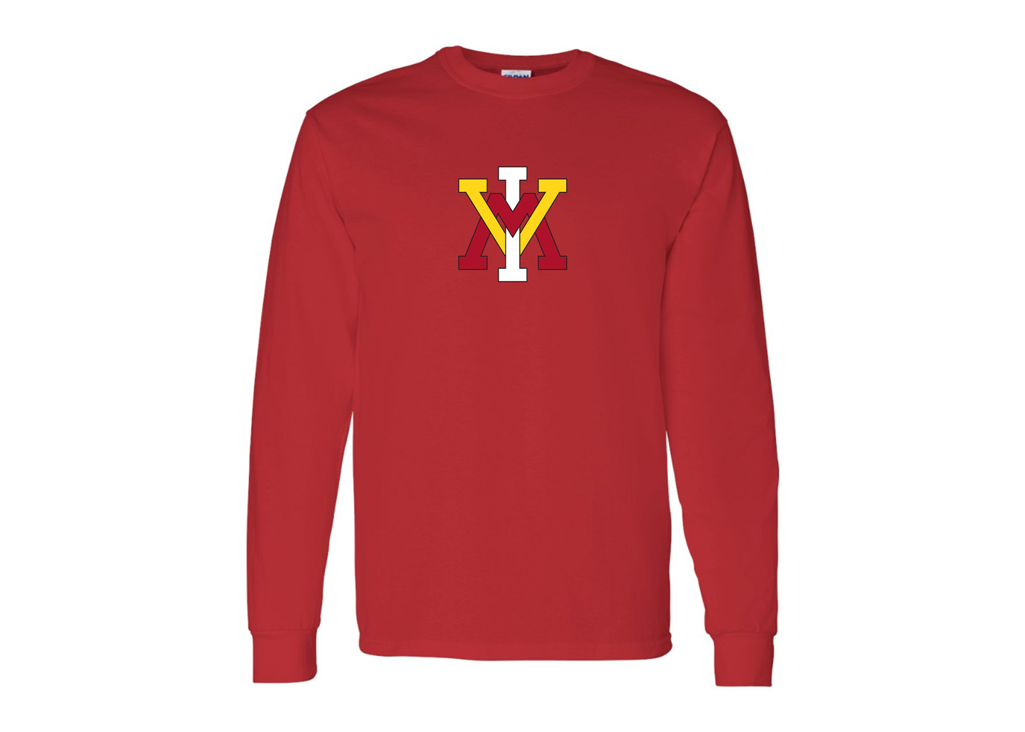 Men's VMI Keydets Gildan Heavy Cotton Long Sleeve T-Shirt
