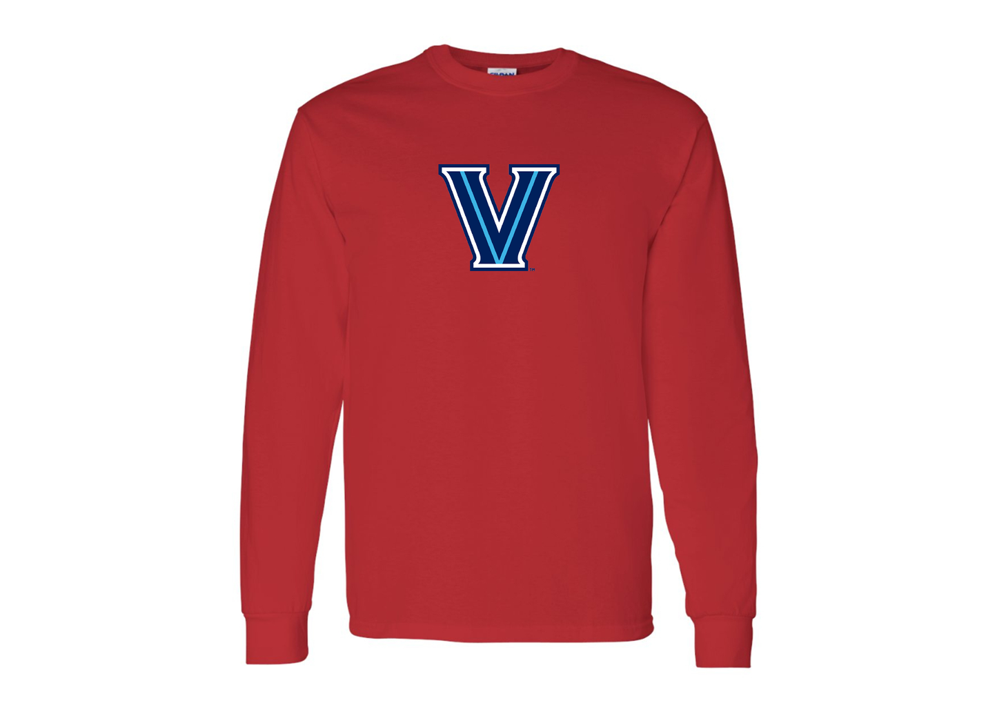 Men's Villanova Wildcats Gildan Heavy Cotton Long Sleeve T-Shirt
