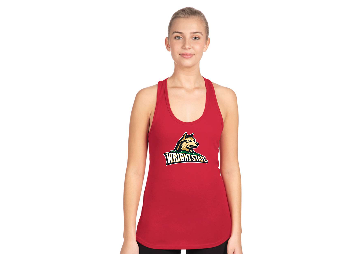 Women's Wright State Raiders Next Level Ideal Racerback Tank