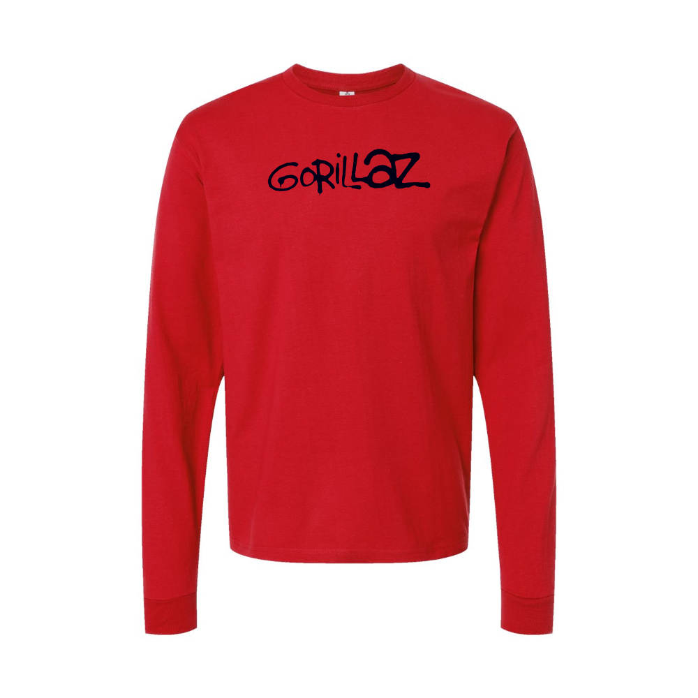 Youth Gorillaz Logo Cotton Long Sleeve T-Shirt