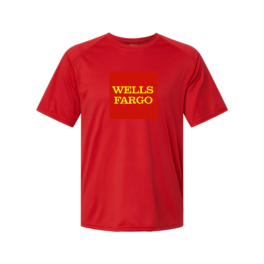 Men's Wells Fargo Logo Polyester T-Shirt