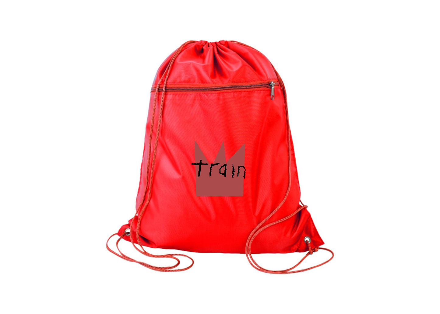 Train Q-Tees - Polyester Cinchpack