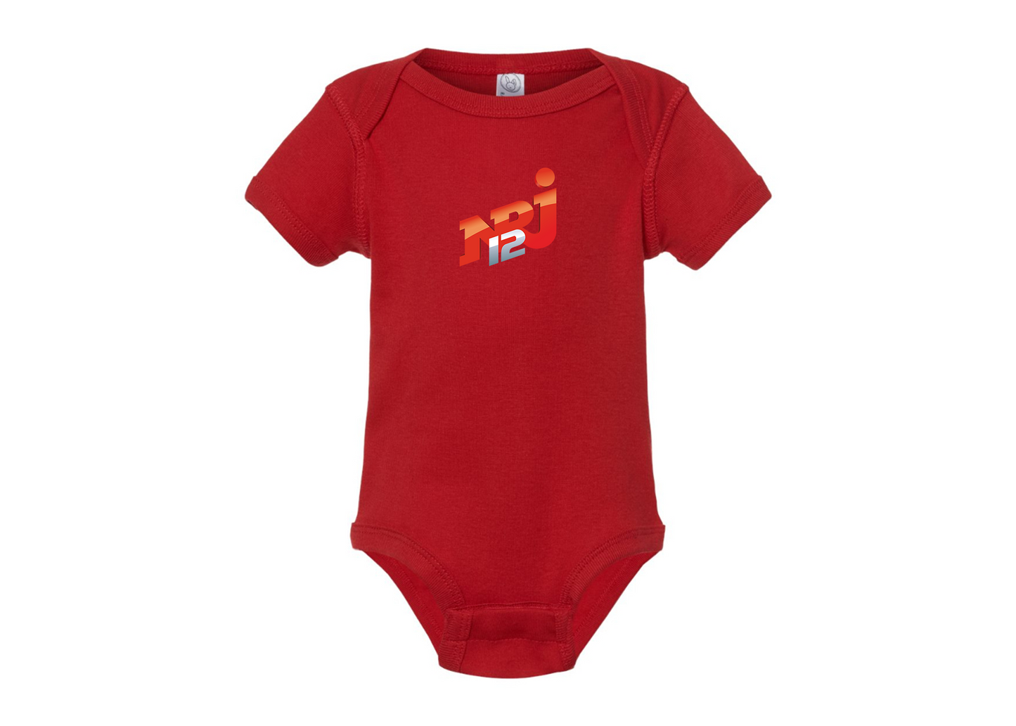NRJ 12 Logo Rabbit Skins Infant Baby Rib Bodysuit