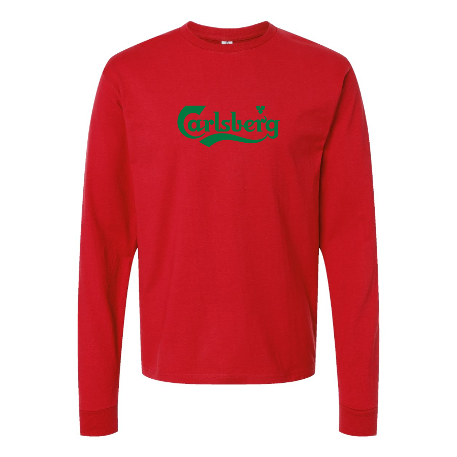 Men's Carlsbery Logo Long Sleeve T-Shirt