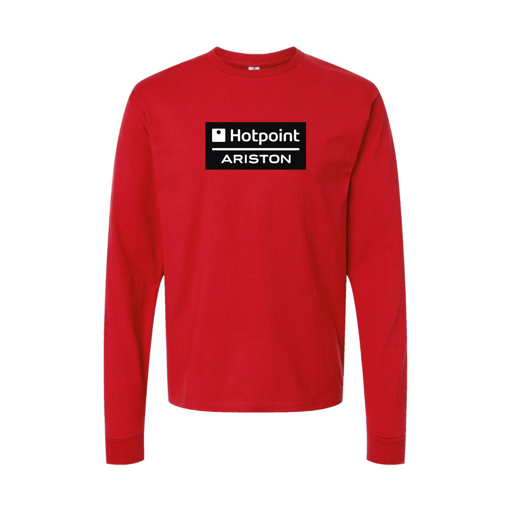 Men's Hotpoint-Ariston Logo Long Sleeve T-Shirt