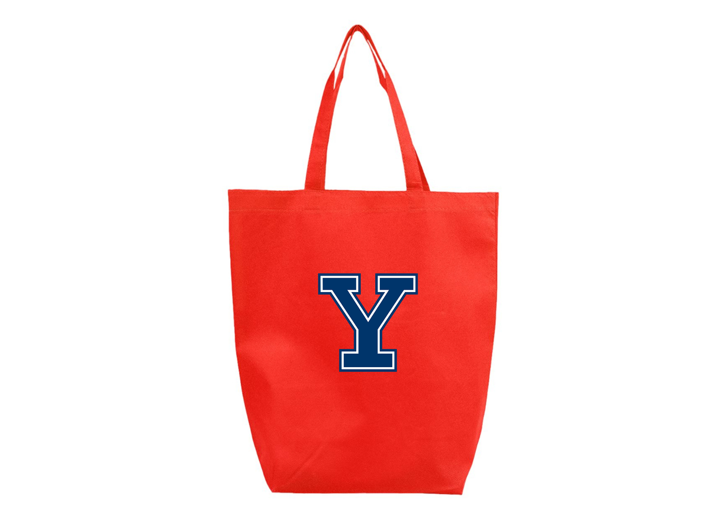 Yale Bulldogs Q-Tees Non-Woven Gusset Bottom Tote