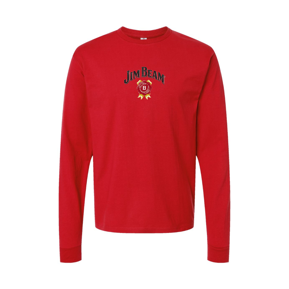 Men's Jim Beam Logo Long Sleeve T-Shirt