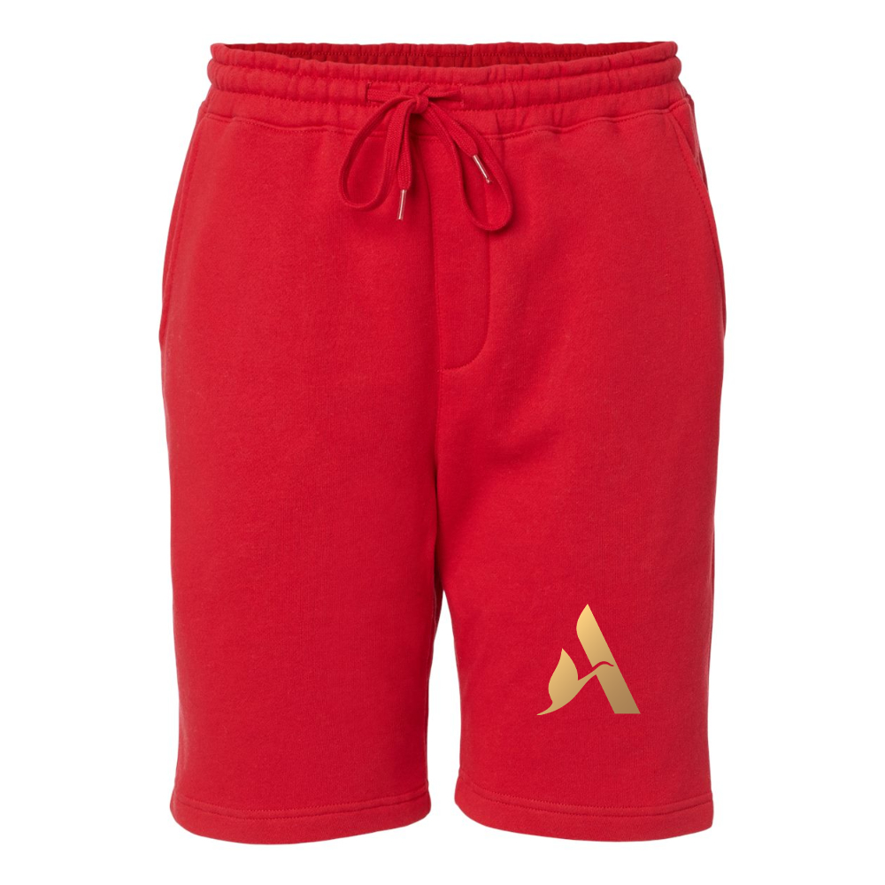 Men's  Accor Golden Logo Independent Trading Co Midweight Fleece Shorts