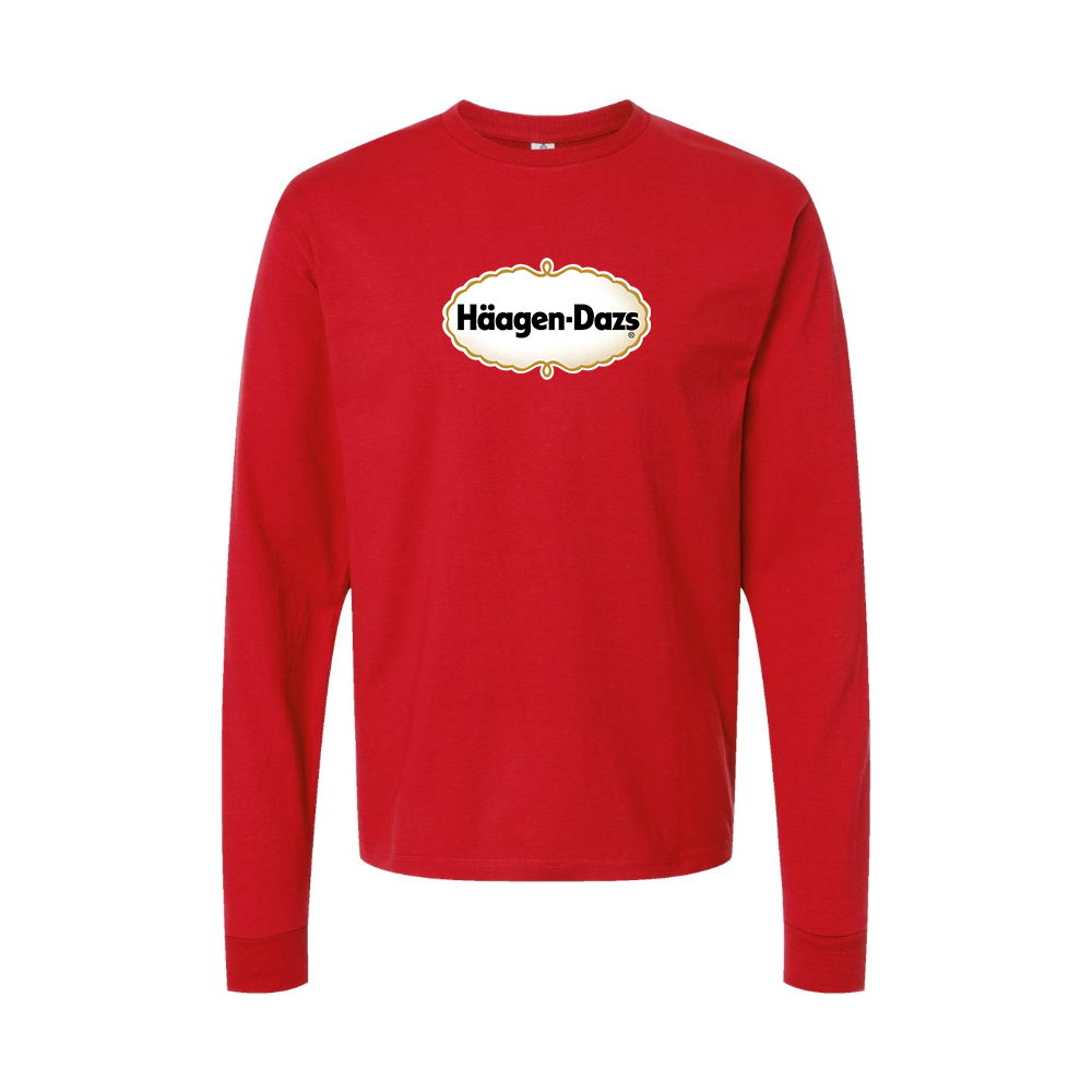 Youth Haagen Dazs Logo Cotton Long Sleeve T-Shirt