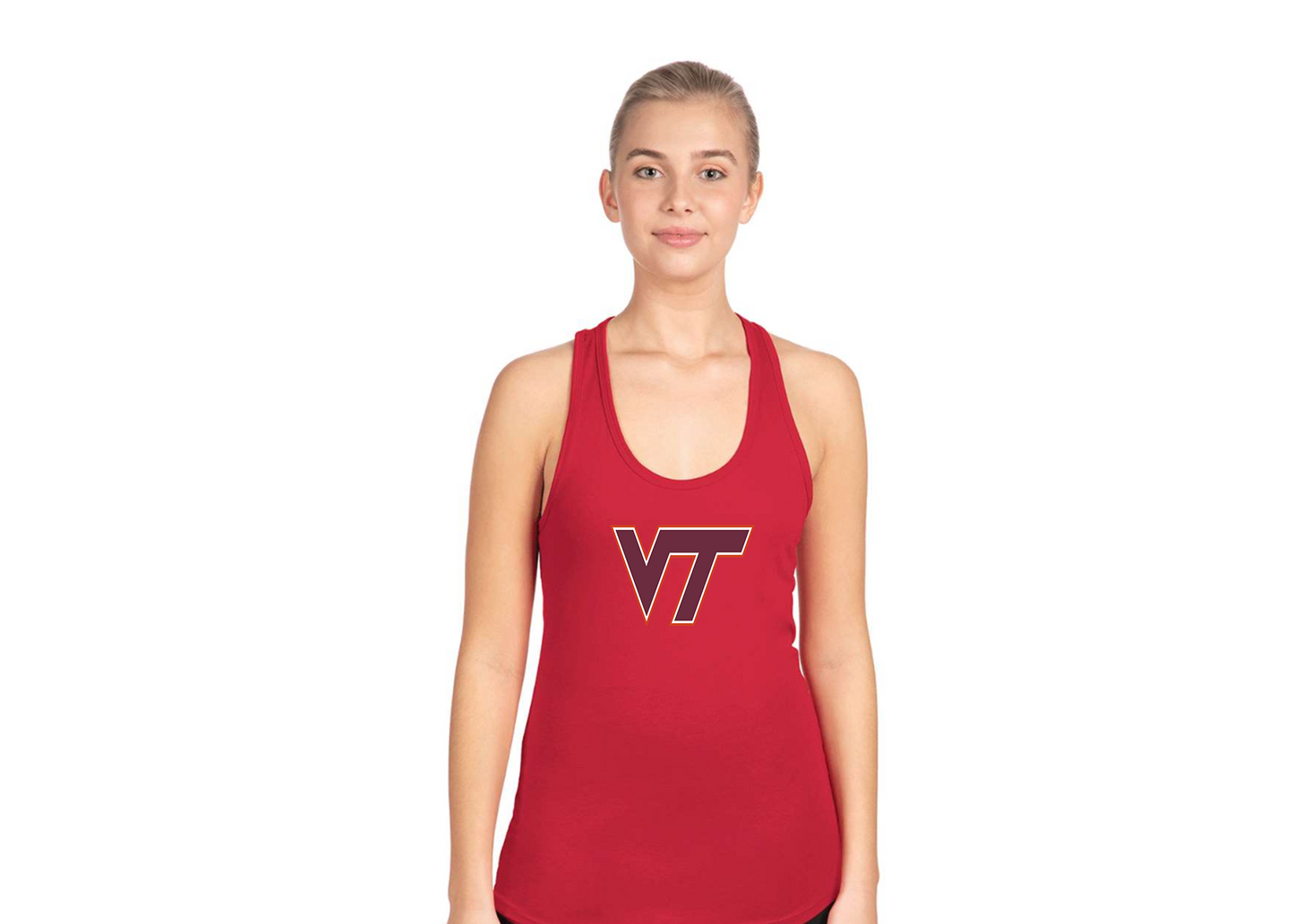 Women's Virginia Tech Hokies Next Level Ideal Racerback Tank