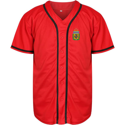 Men's Argentina National Soccer Team  Baseball Jersey