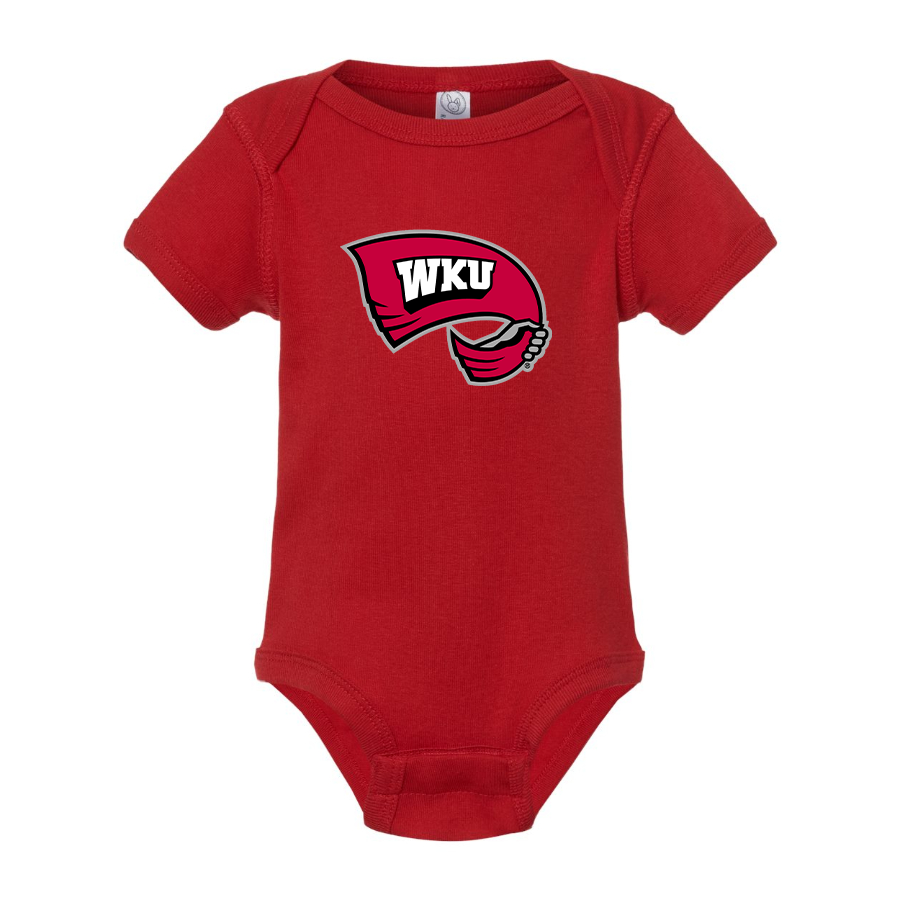 Western Kentucky Hilltoppers Logo Baby Romper Onesie