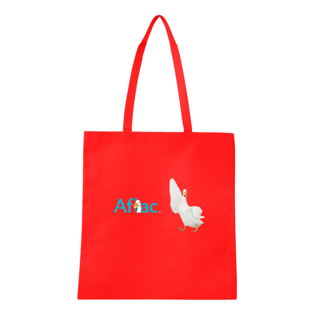 Aflac Logo and Duck Q-Tees Non-Woven  Tote
