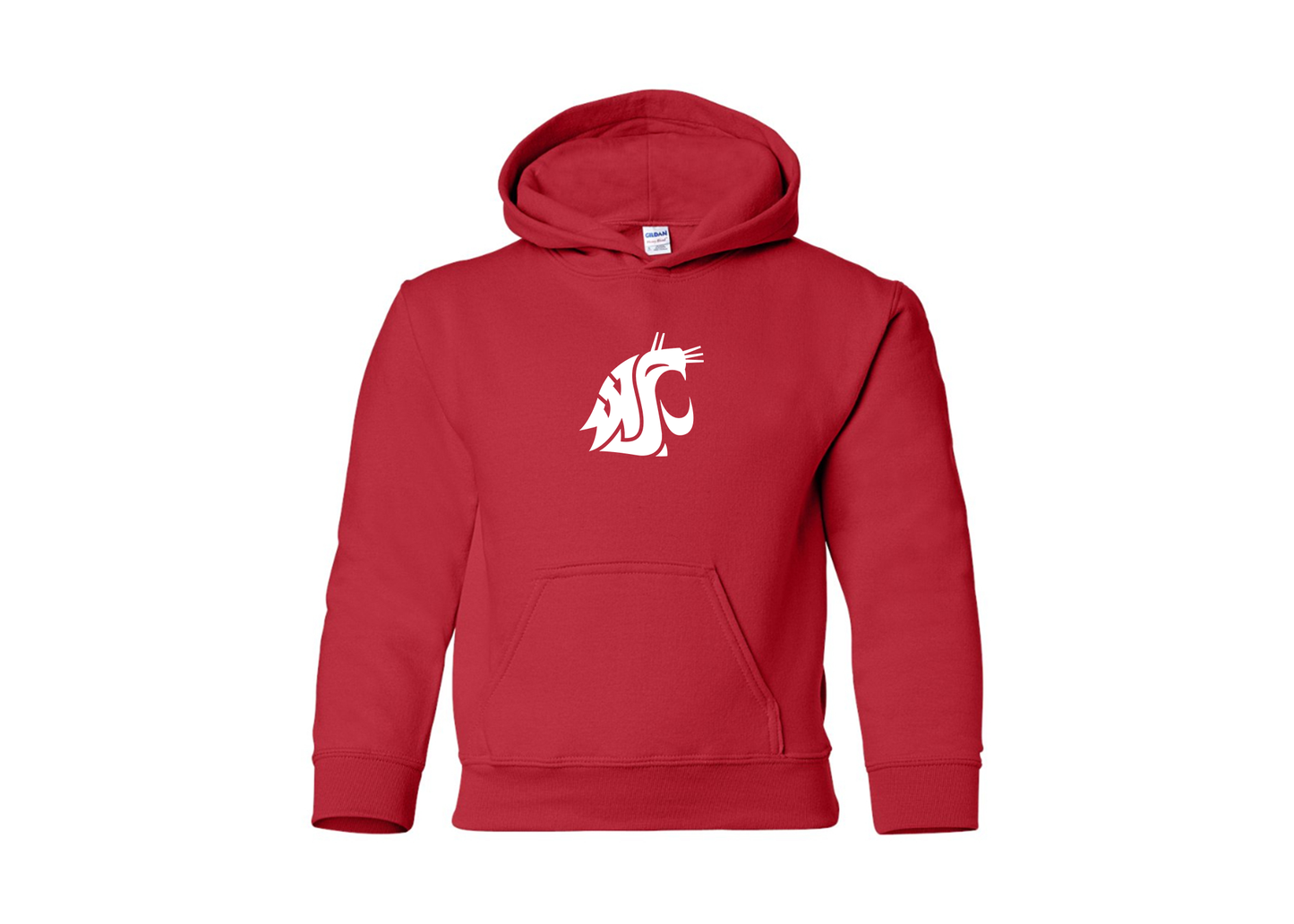 Youth Washington State Cougars Gildan Heavy Blend  Hooded Sweatshirt