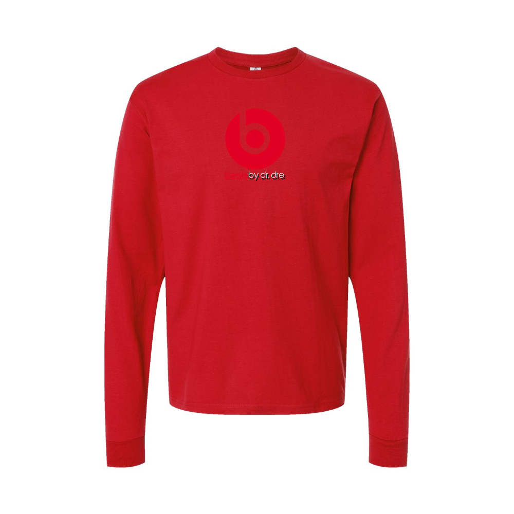 Men's Beats-by Dre Logo Long Sleeve T-Shirt