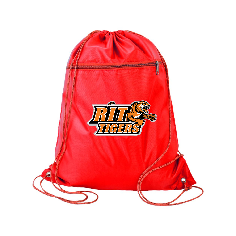 RIT Tigers Logo Q-Tees - Polyester Cinchpack