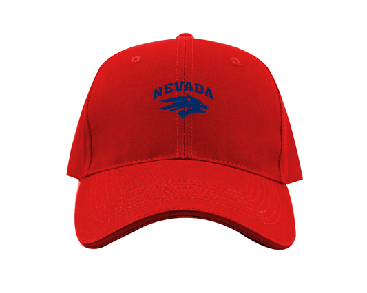 Nevada Wolf Pack Logo Dad Baseball Cap Hat