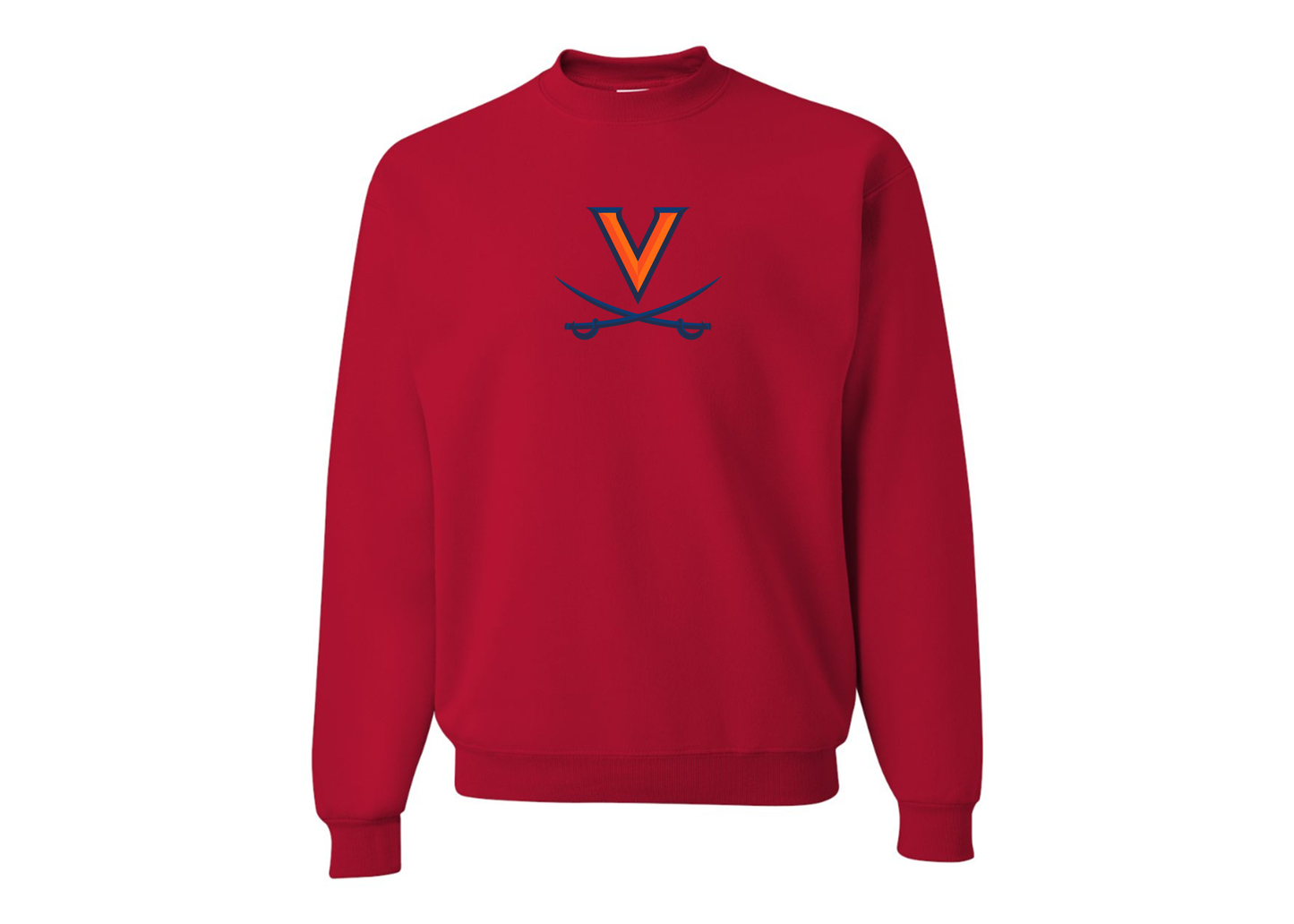 Men's Virginia Cavaliers JERZEES NuBlend Crewneck Sweatshirt