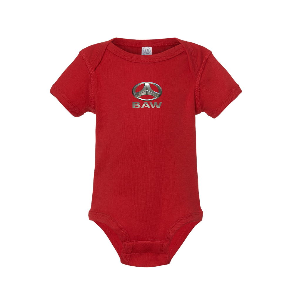 Beijing Automobile Works Logo Baby Romper Onesie
