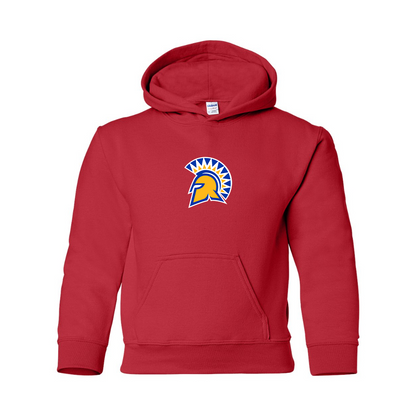 Youth San Jose State Spartans Logo Gildan Heavy Blend  Hooded Sweatshirt