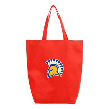 San Jose State Spartans Logo Q-Tees Non-Woven Gusset Bottom Tote