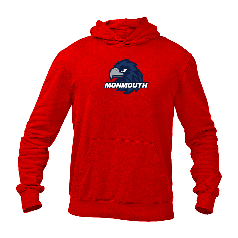 Men's Monmouth Hawks Logo Pullover Hoodie