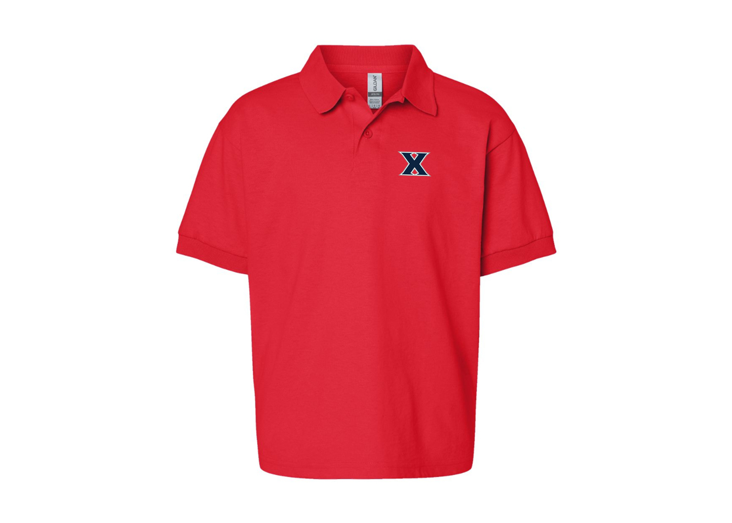 Youth Xavier Musketeers Gildan Dry Blend Jersey Polo