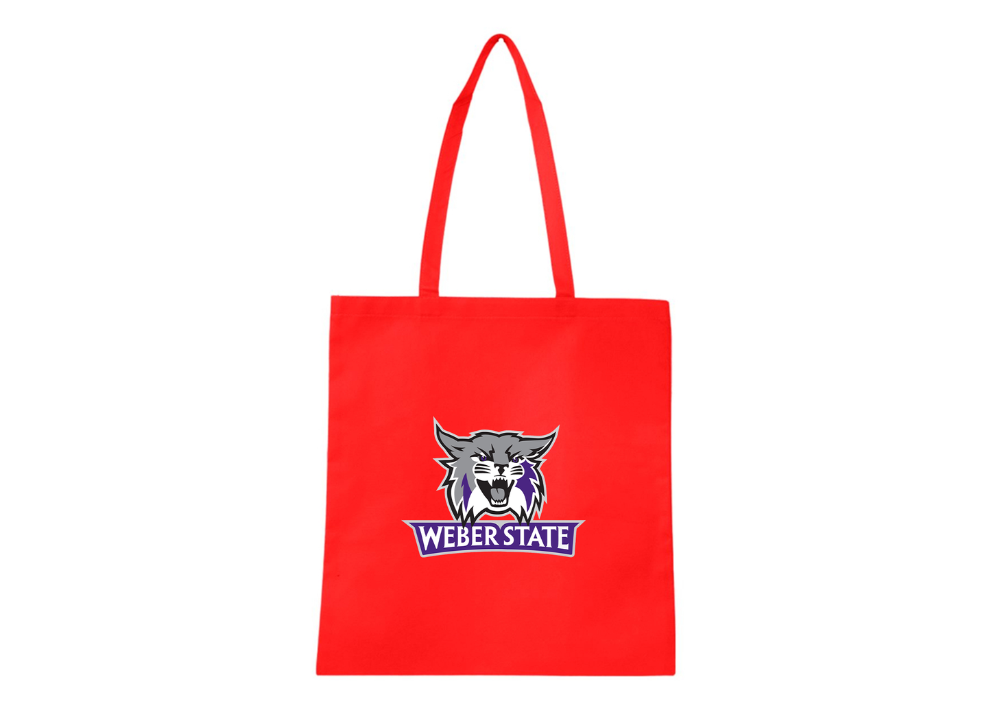 Weber State Wildcats Q-Tees Non-Woven  Tote