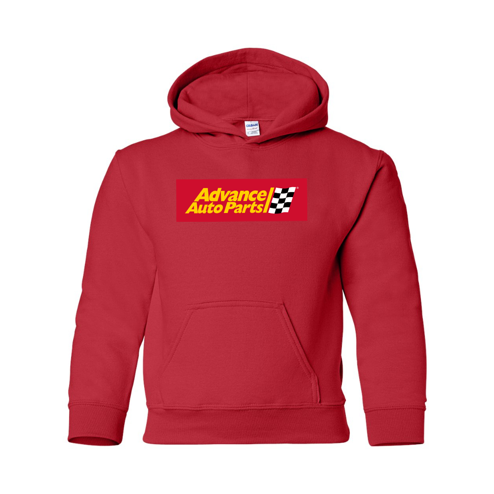 Youth Advance Auto Parts Logo Gildan Heavy Blend  Hooded Sweatshirt